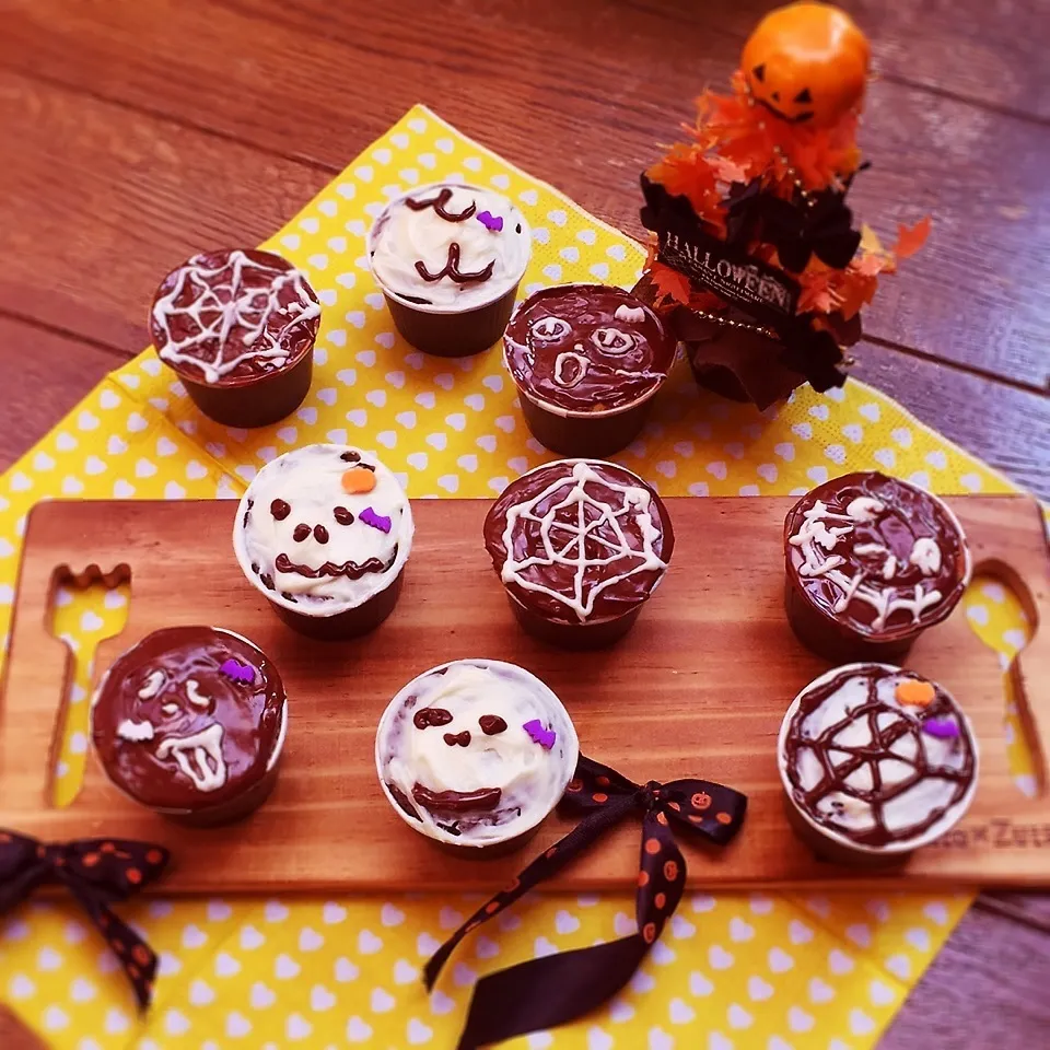 ハロウィンカップケーキ☆☆thank you☆ハロウィン祭り|Harumiさん