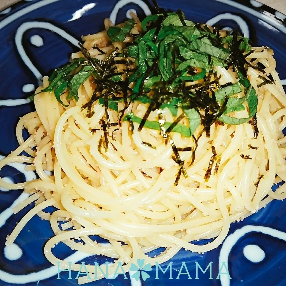 和風明太子パスタ|花ママさん