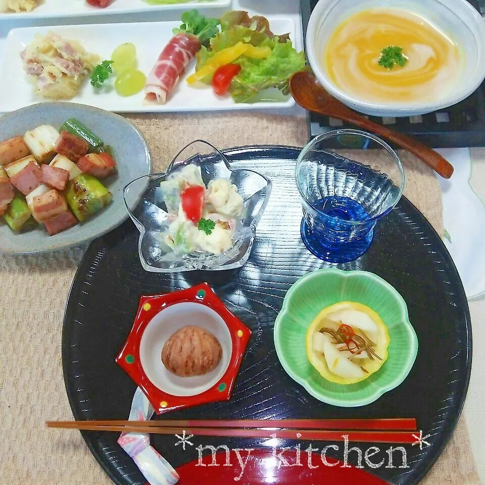 Snapdishの料理写真:お夕飯  前菜|Kaorinboさん