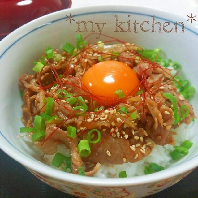 Mizukiさんの豚丼 カラメル甘辛ガーリック/Kaorinbo | Snapdish