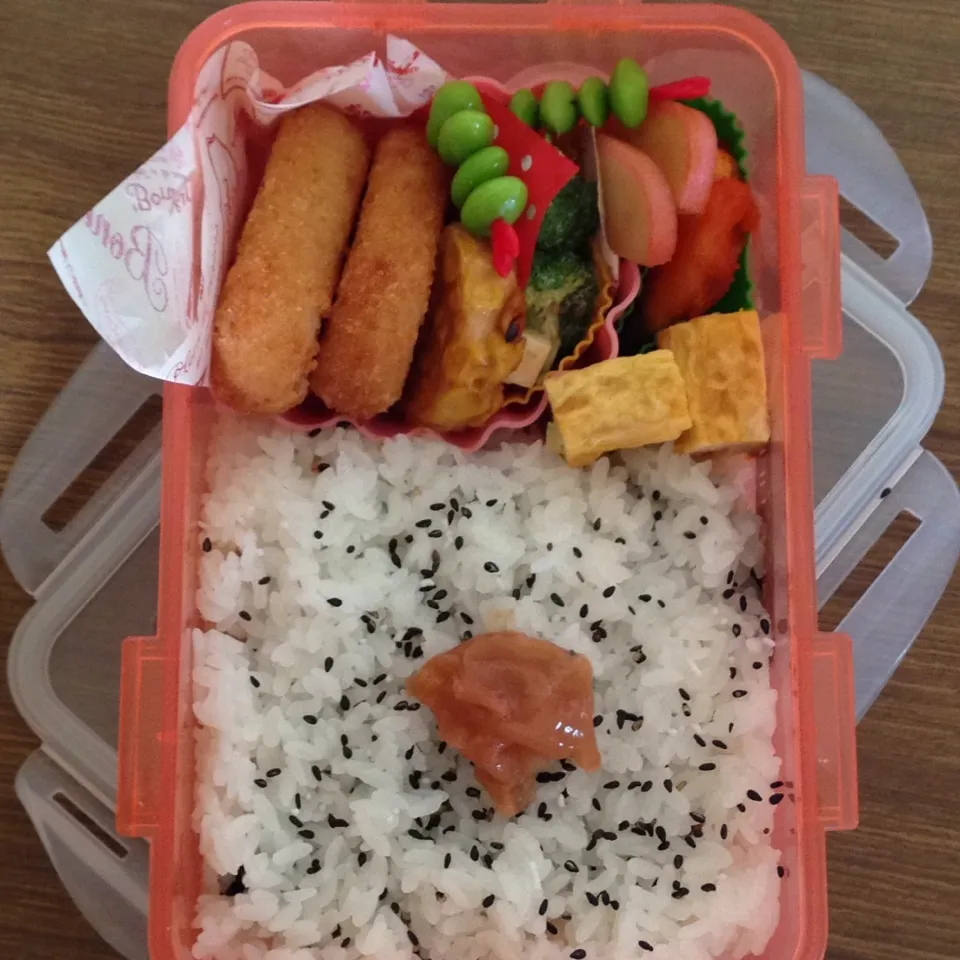 Snapdishの料理写真:男子中学生ℓ練試弁当♡|utaさん