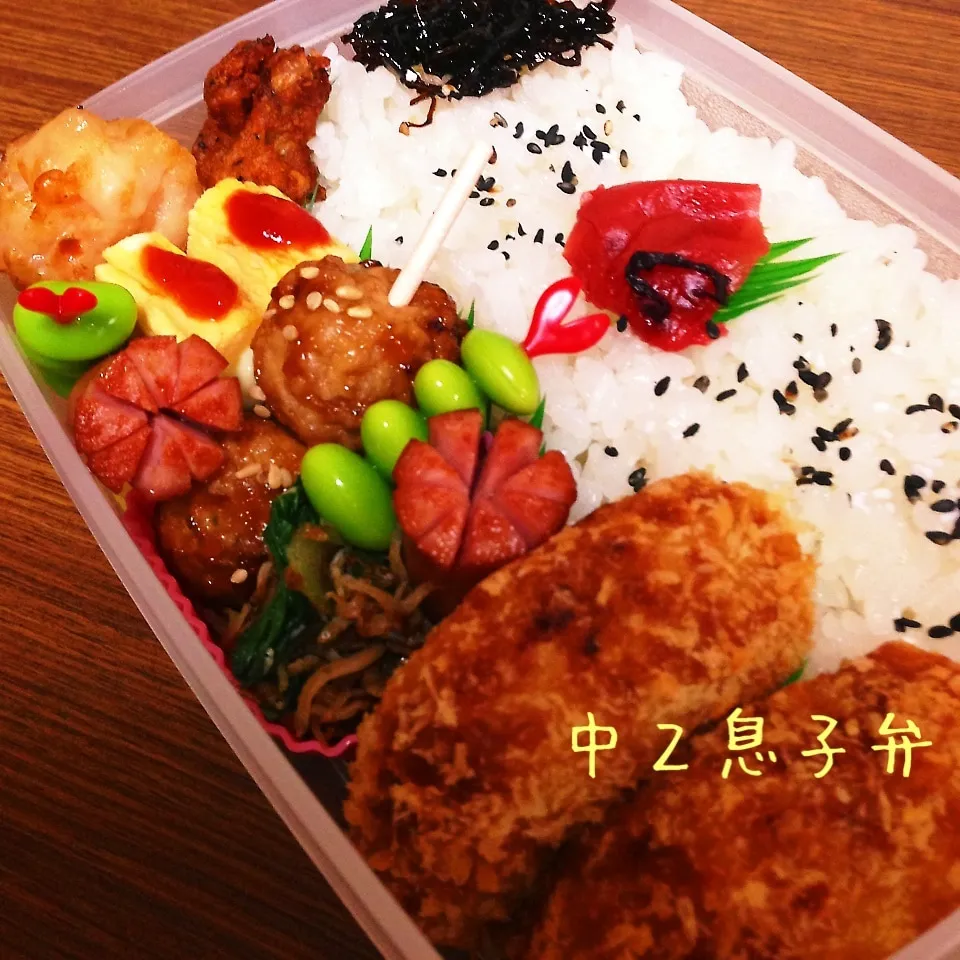 男子中学生弁当|utaさん