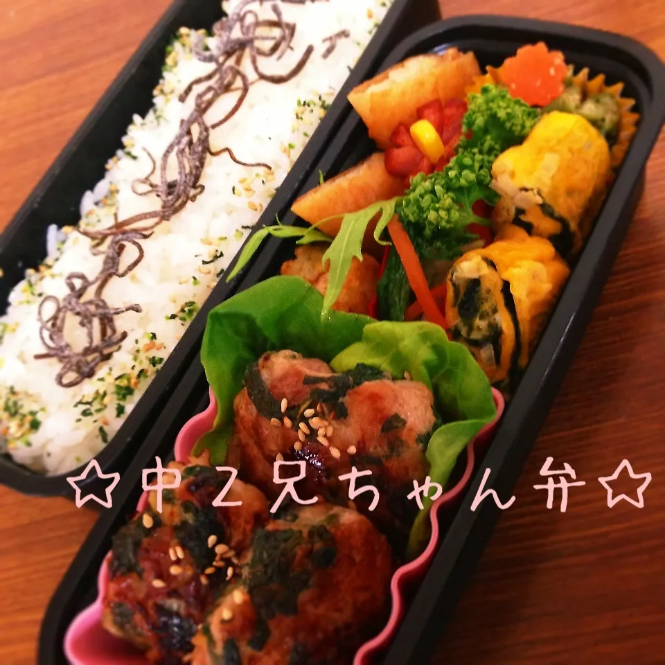 Snapdishの料理写真:男子中学生弁当|utaさん