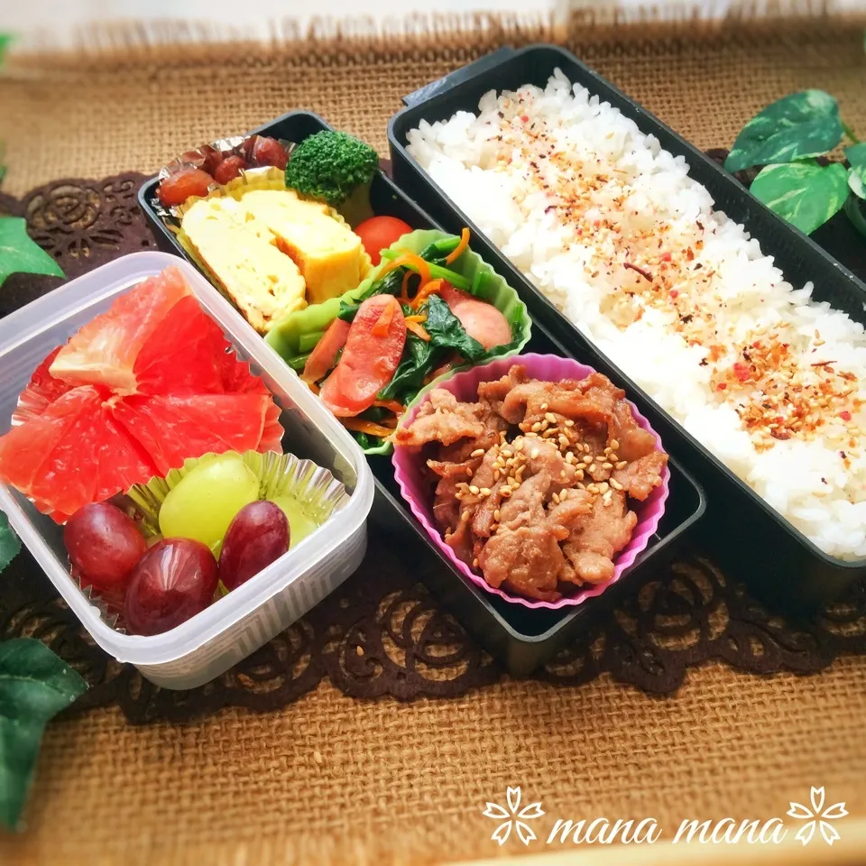 今日からはじまる月曜日弁当〜|まなまな♡さん