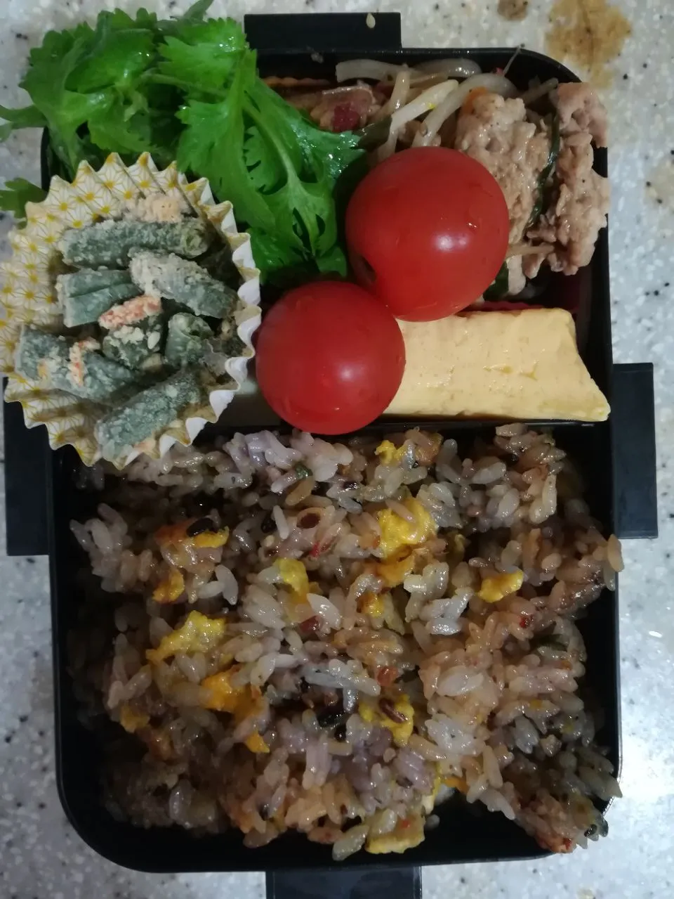 炒飯弁当 #お弁当|アクちゃんさん