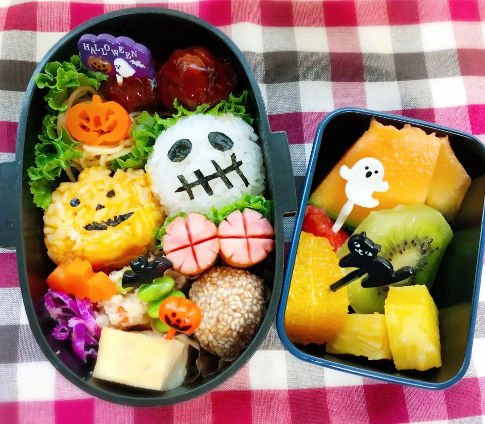 息子遠足弁当   #ハロウィン🎃|ちーちゃんさん