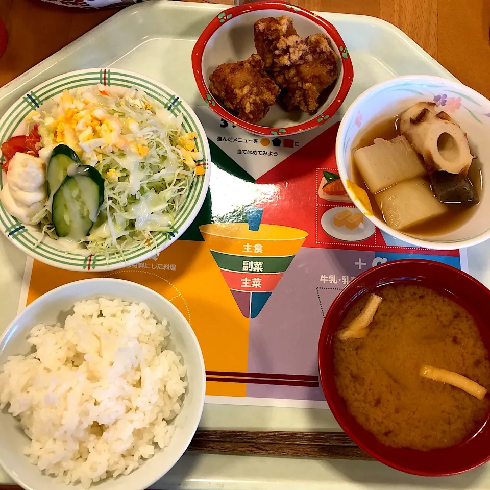 弁当お休み🍱学食！|宙まめさん