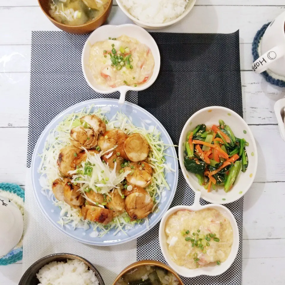 真似っこ❤鶏チャーシューの夕飯❤|蒼空さん