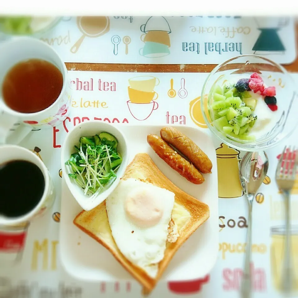 Snapdishの料理写真:栄養満点❤ラピュタパンな朝御飯❤|蒼空さん