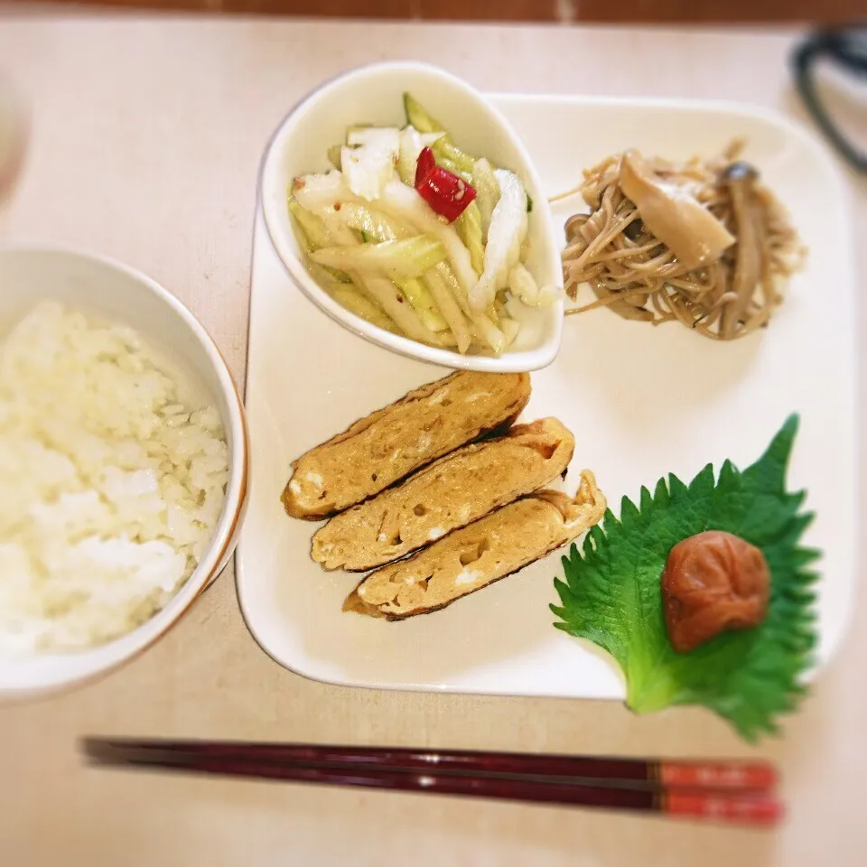 和定食風な朝御飯❤|蒼空さん