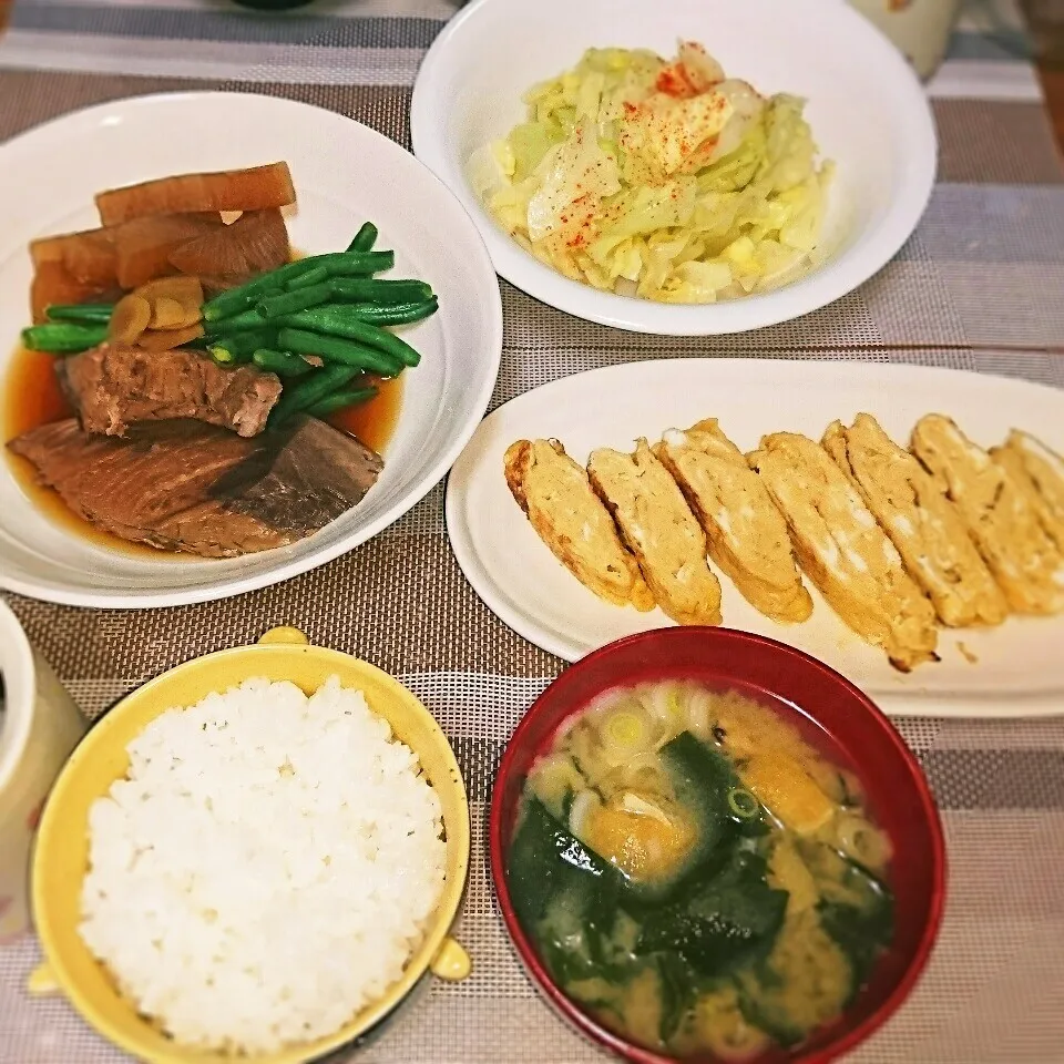 本日のお夕飯♪ごはんがすすむくーん❤|蒼空さん