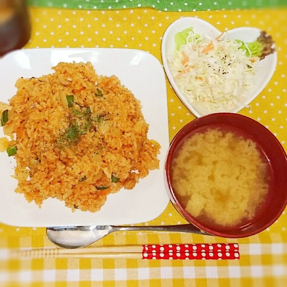 夕御飯♪チキンライス♪|蒼空さん