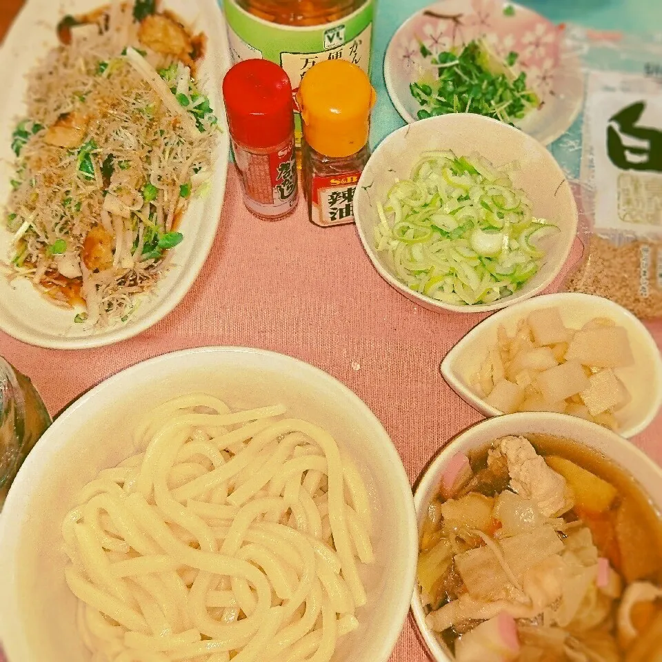 今日の夕飯、ざるうどーん♪|蒼空さん