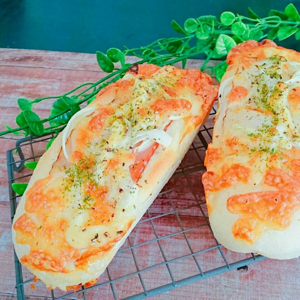 酒種酵母🍞ベーコンオニオンチーズパン🍞|bobbinさん