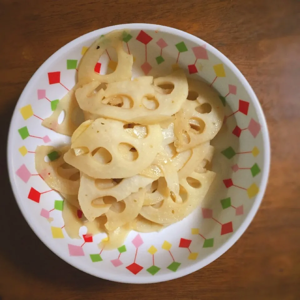 Snapdishの料理写真:りかこちゃんのレンコンのきんぴら💕|pippiさん