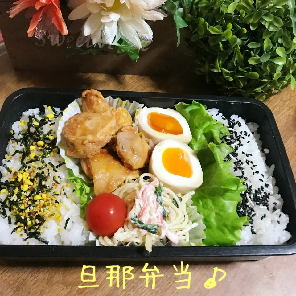 今日の旦那弁当♪詰めるだけ(笑)|あやちゃんママさん