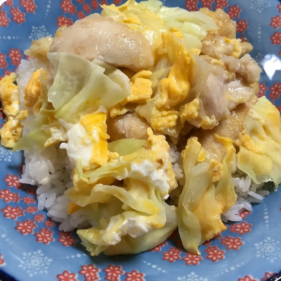 鶏胸肉の塩親子丼|あやさん