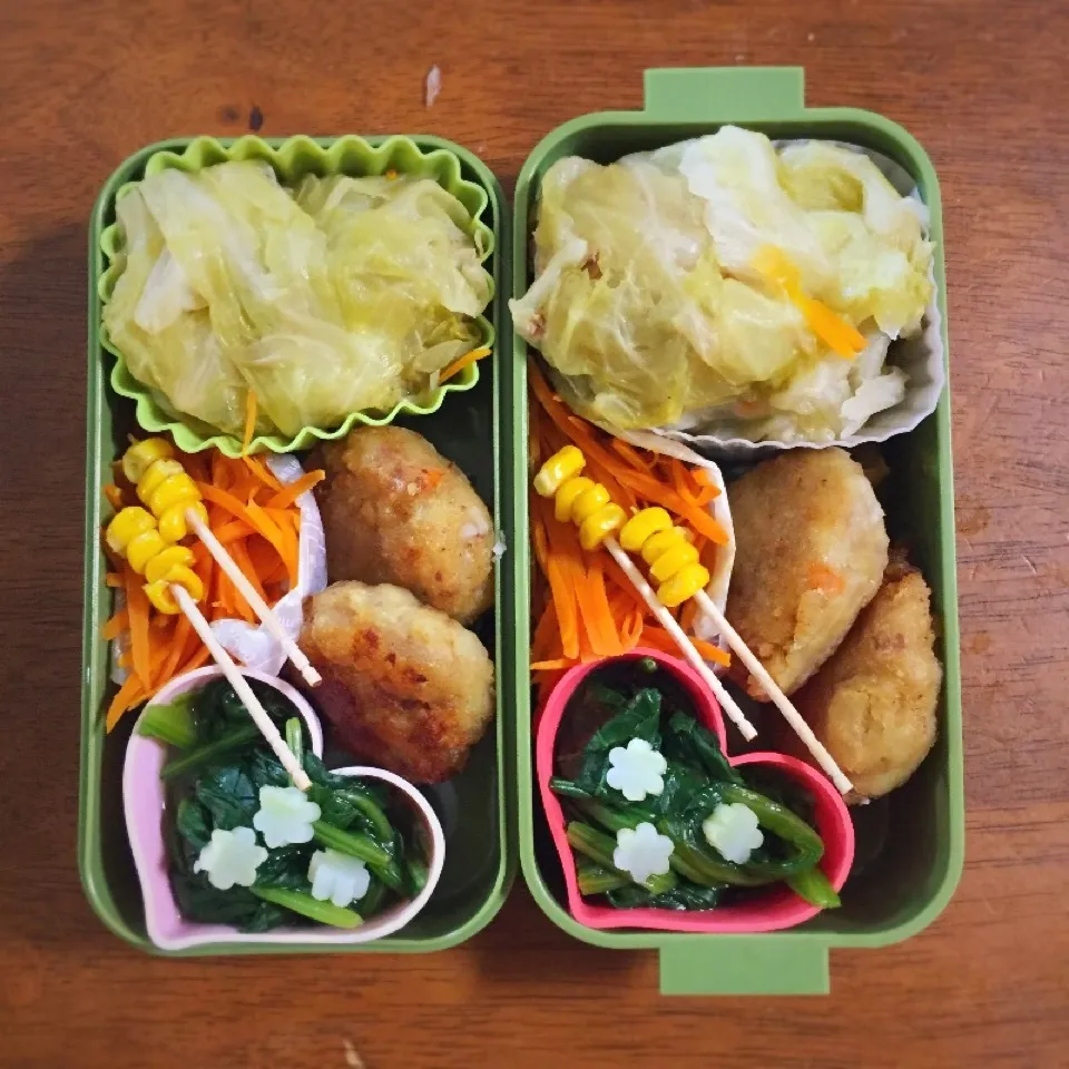 週末のちびっこお弁当とママ弁当|pippiさん