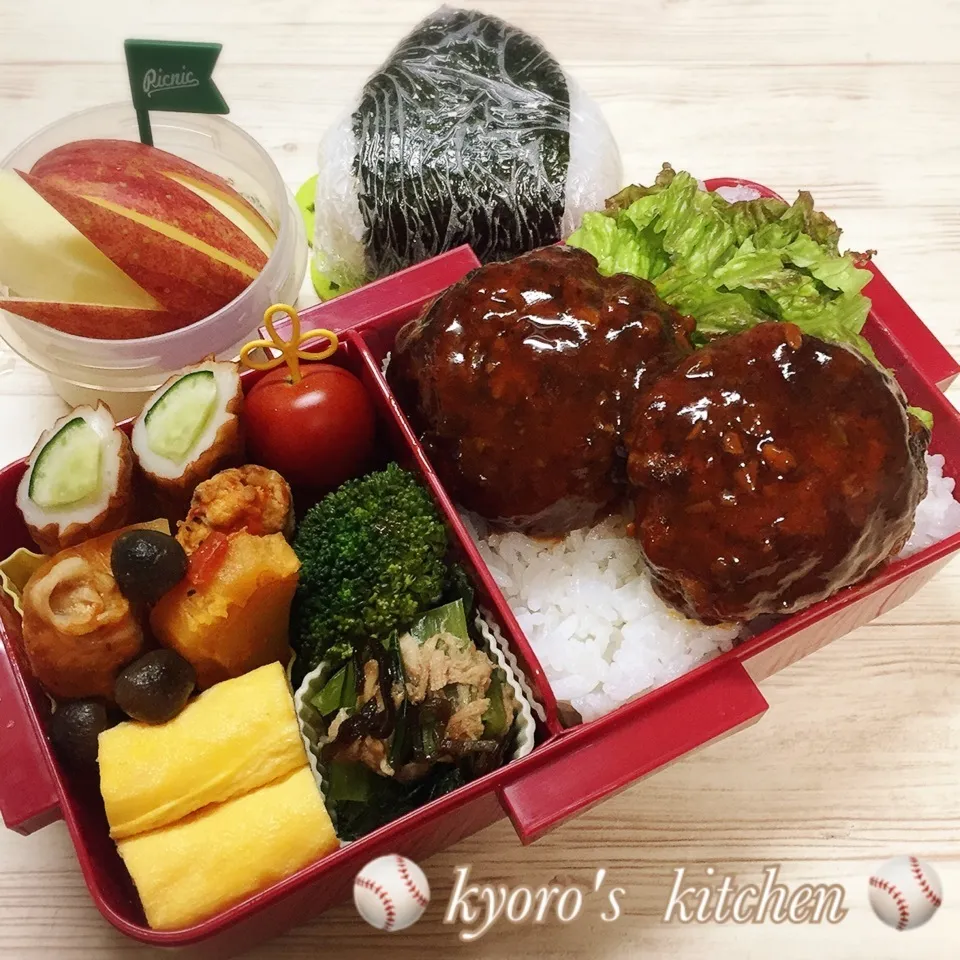 Snapdishの料理写真:2018年5月7日 高校男子⚾︎弁当|kyoroさん