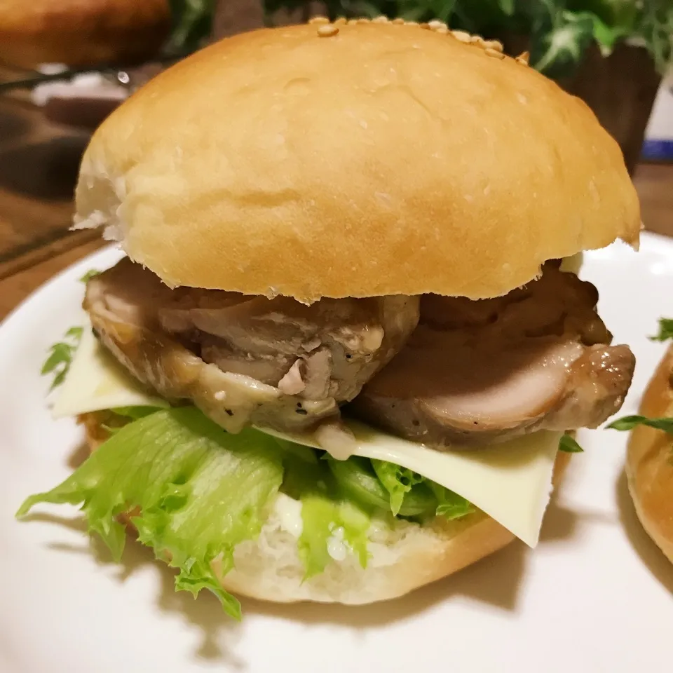 今日の旦那弁当♪バーガー🍔|あやちゃんママさん