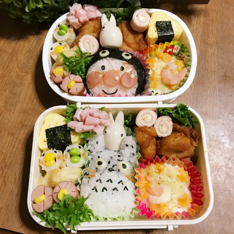 二人の土曜保育弁当♪|あやちゃんママさん