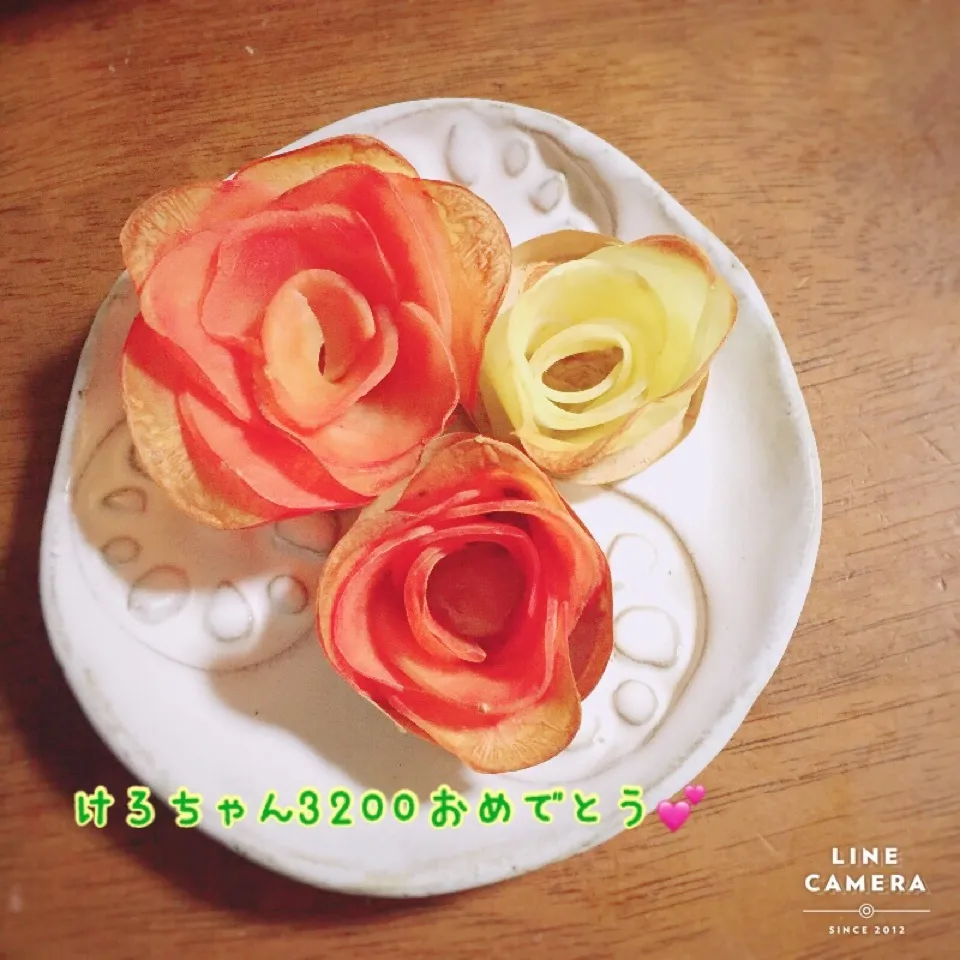 けろちゃん🌹✨かおちゃんのポテトローズで3200おめでとう|pippiさん