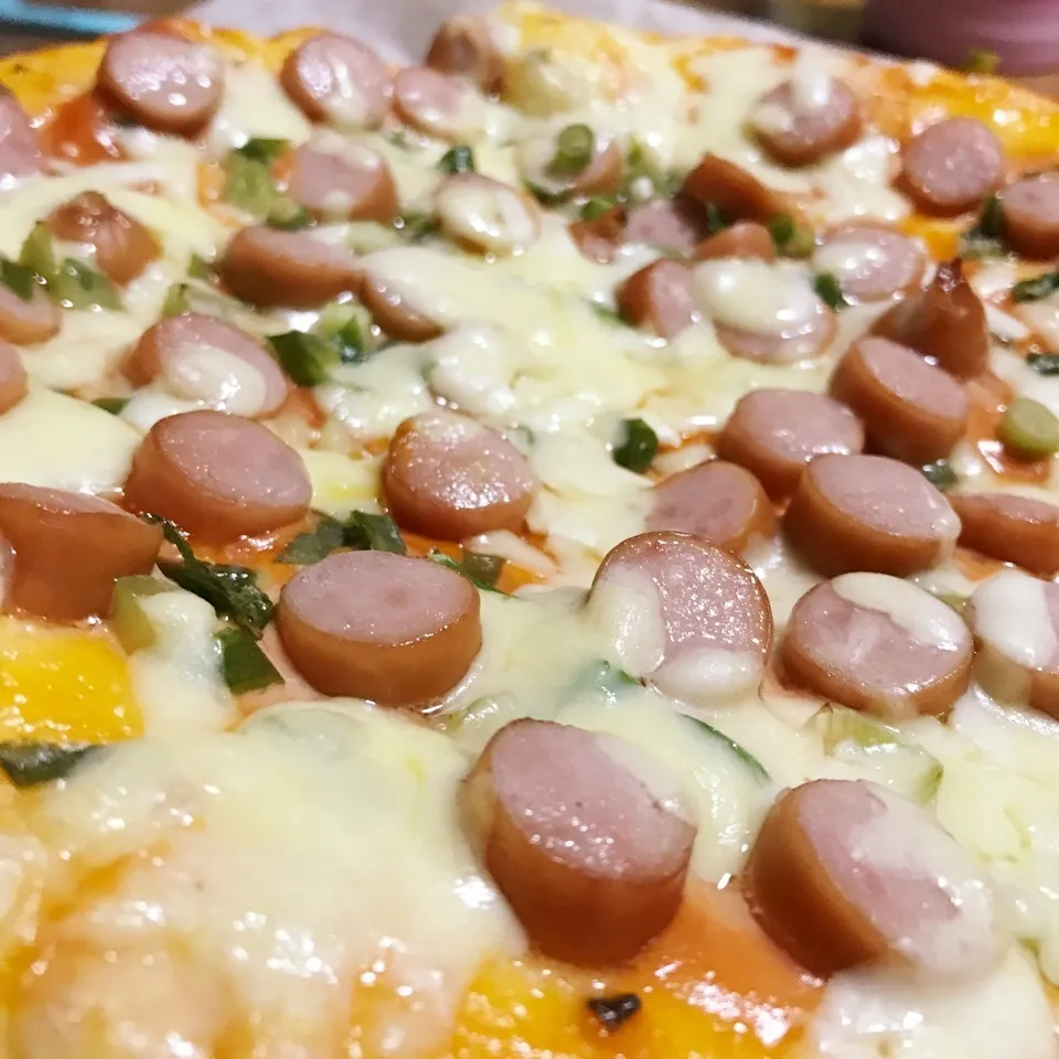 Snapdishの料理写真:本日、自由飯〜子ども達の好きなピザ🍕|あやちゃんママさん