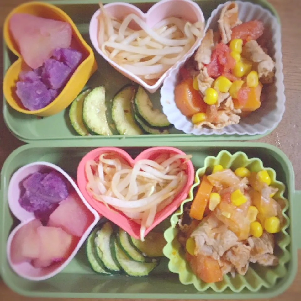 Snapdishの料理写真:週末のちびっこのお弁当(o^^o)|pippiさん