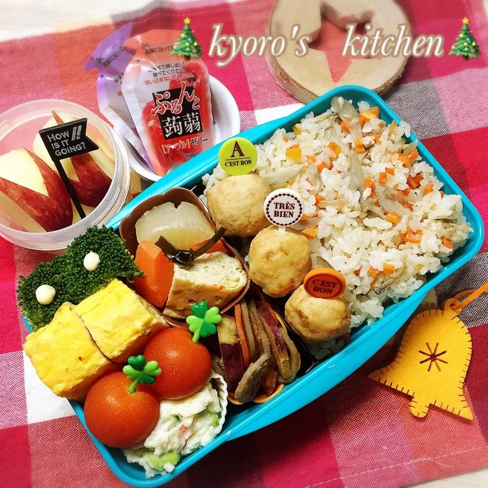 2017年12月7日 中学男子弁当|kyoroさん