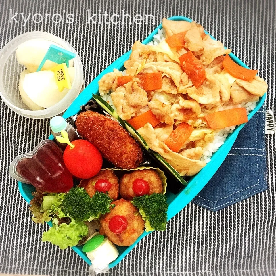 Snapdishの料理写真:2017年9月28日 中学男子弁当|kyoroさん