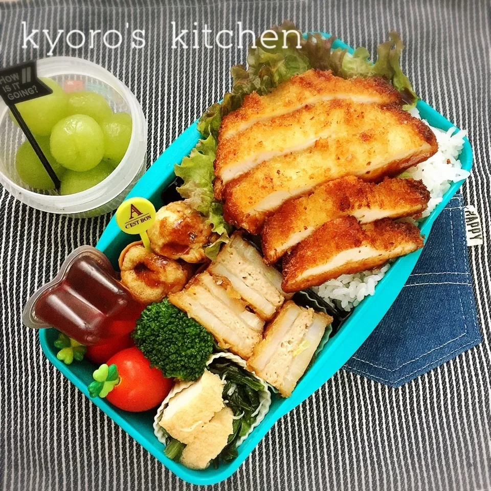 Snapdishの料理写真:2017年9月25日　中学男子弁当|kyoroさん