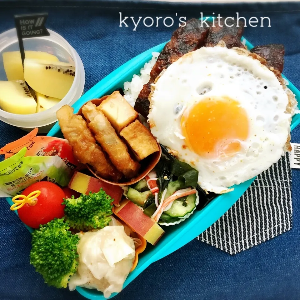 Snapdishの料理写真:2017年9月21日 中学男子弁当|kyoroさん