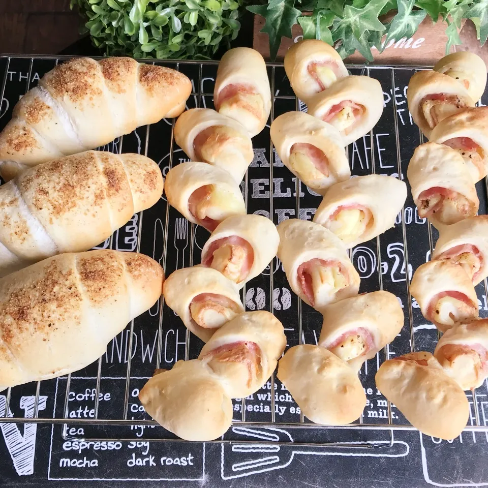 Snapdishの料理写真:朝焼きパン♡|あやちゃんママさん