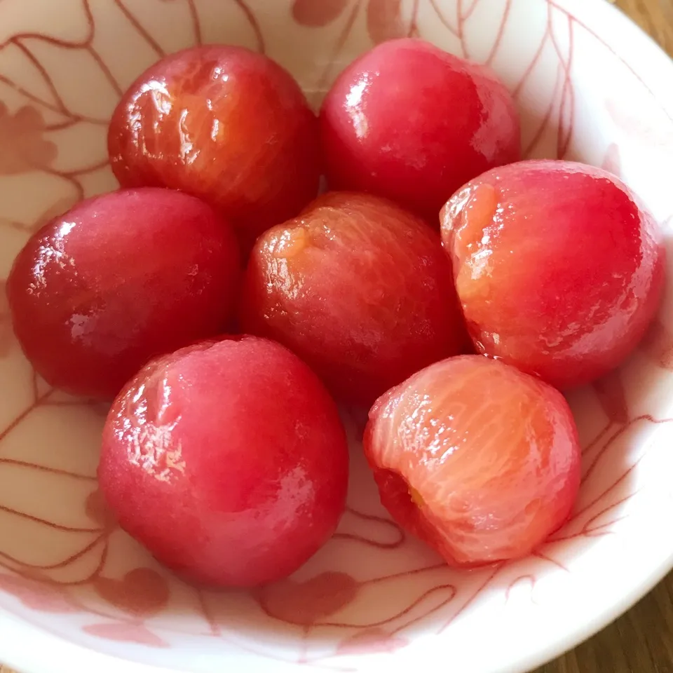 Snapdishの料理写真:ミニトマトの白だし漬け♡|あやちゃんママさん