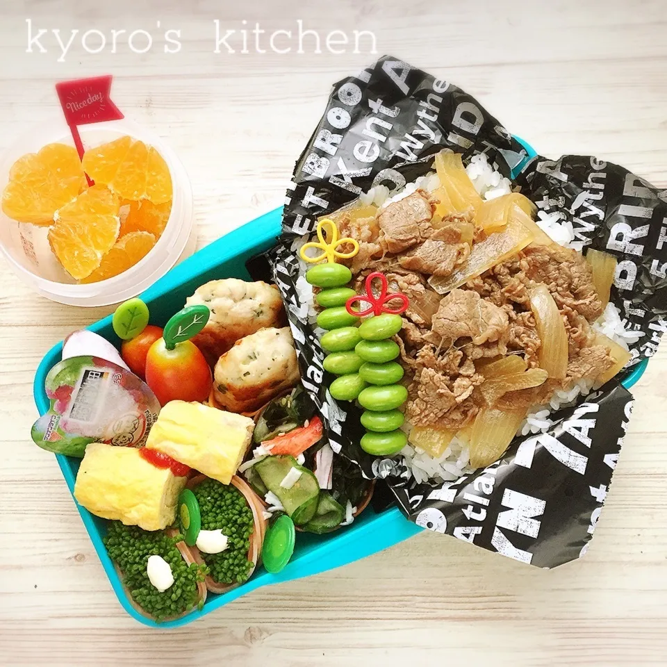 Snapdishの料理写真:2017年8月29日 中学男子弁当|kyoroさん