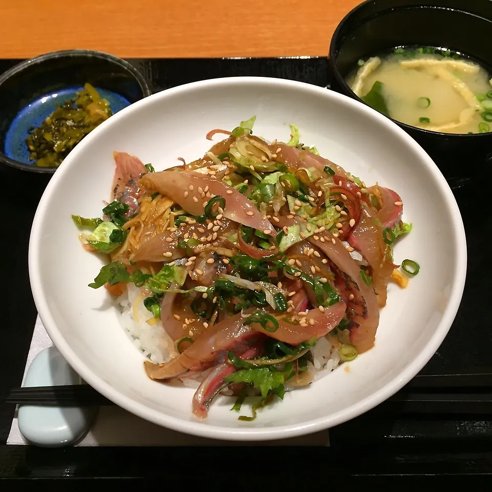 鯵のたたき丼|あやさん