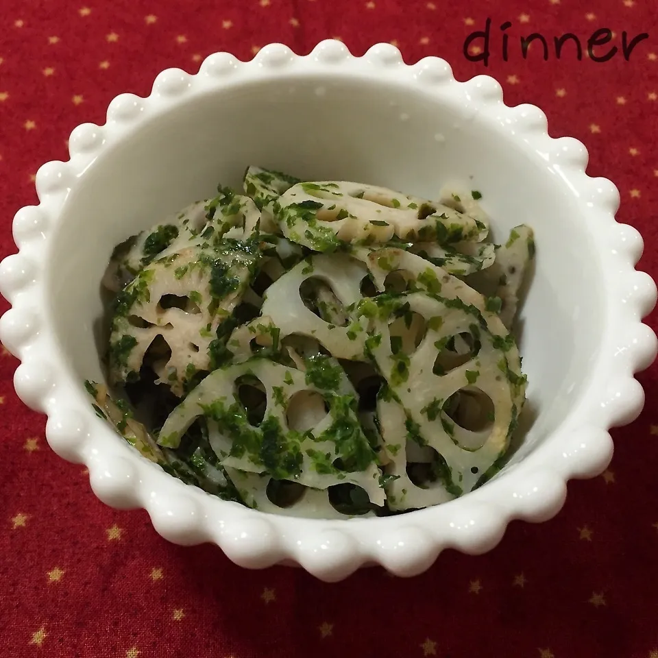 レンコンの海苔塩炒め|あやさん