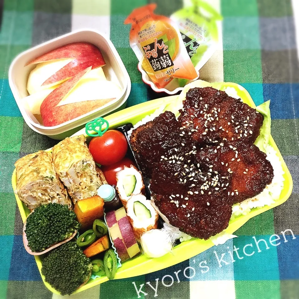 Snapdishの料理写真:2017年2月7日 中学男子弁当|kyoroさん