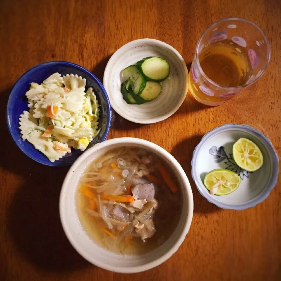 Snapdishの料理写真:✨からびちゃんのカボス麦酒✨でおめでとう|pippiさん