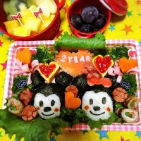 #ミッキー＆ミニー弁当|kazuminさん