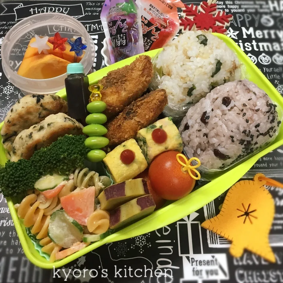 Snapdishの料理写真:2016年12月5日 中学男子弁当|kyoroさん