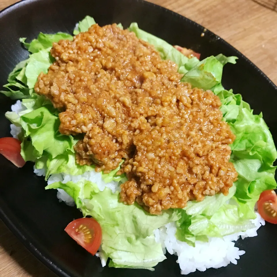 AKKOさんのタコライス〜昨日の夕食&今日の旦那弁当♪|あやちゃんママさん