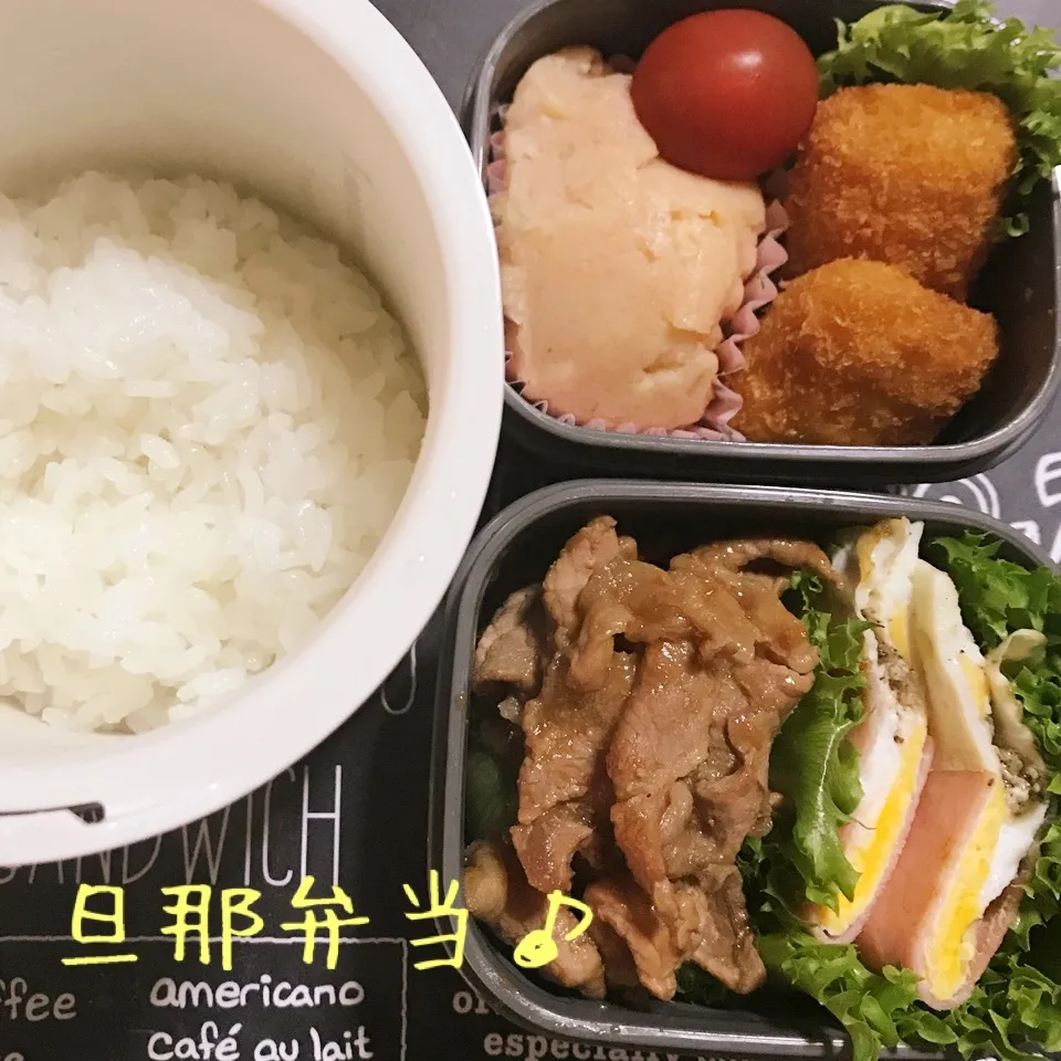 Snapdishの料理写真:今日の旦那弁当♪|あやちゃんママさん