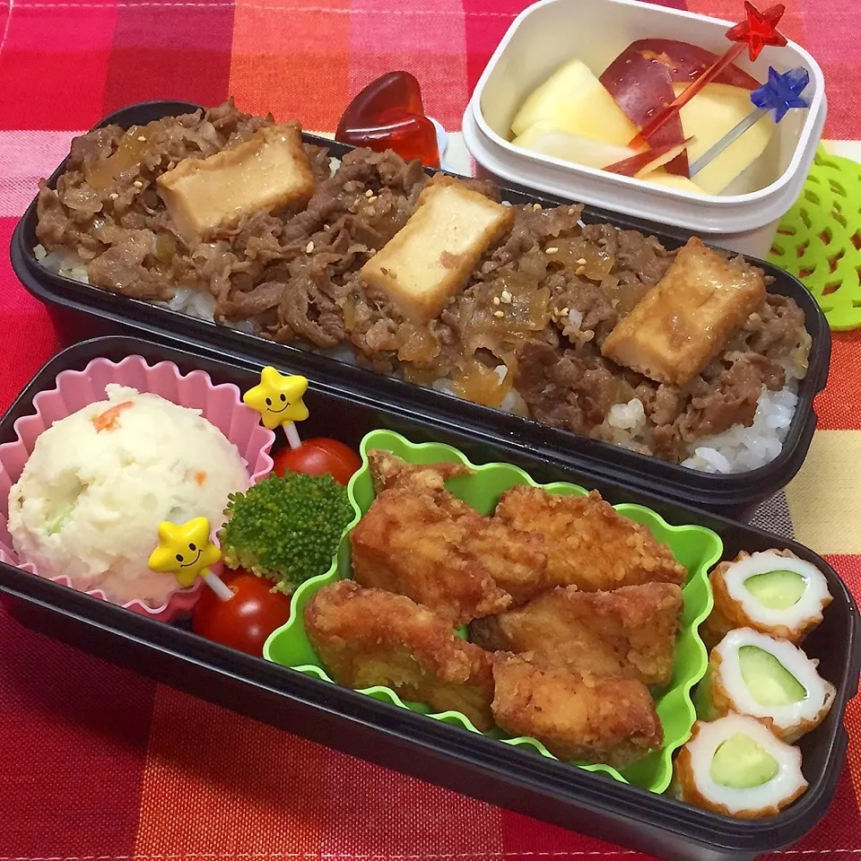 Snapdishの料理写真:2015年11月17日 中学男子弁当|kyoroさん