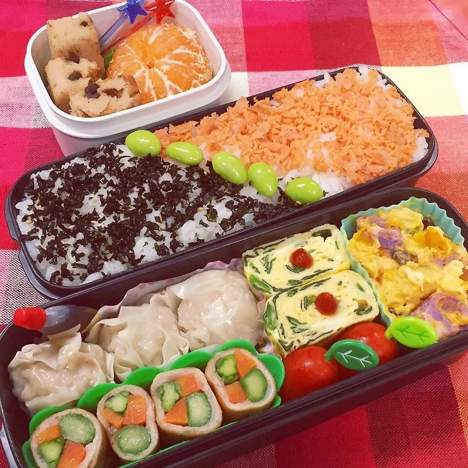 Snapdishの料理写真:2015年11月9日 中学男子弁当|kyoroさん