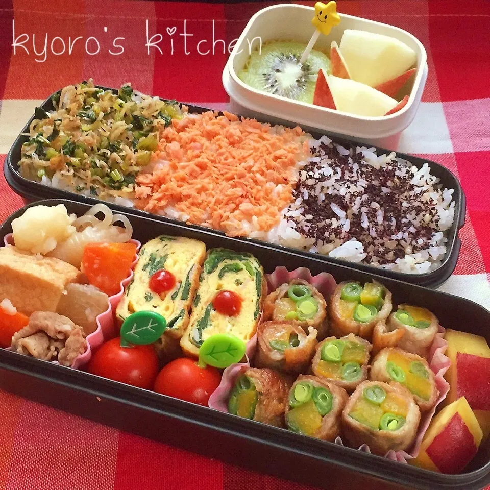 2015年10月7日 中学男子弁当|kyoroさん