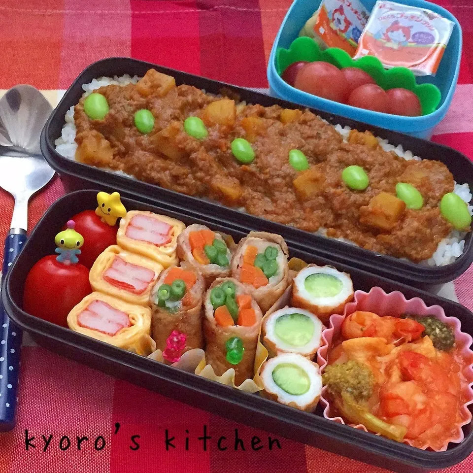 2015年9月17日中学男子弁当  ☆背を抜かれたゾ！記念☆|kyoroさん