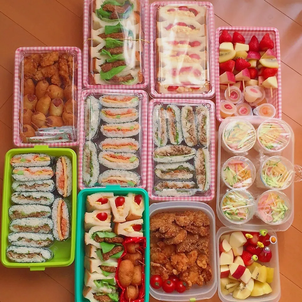 Snapdishの料理写真:2015年 運動会弁当|kyoroさん