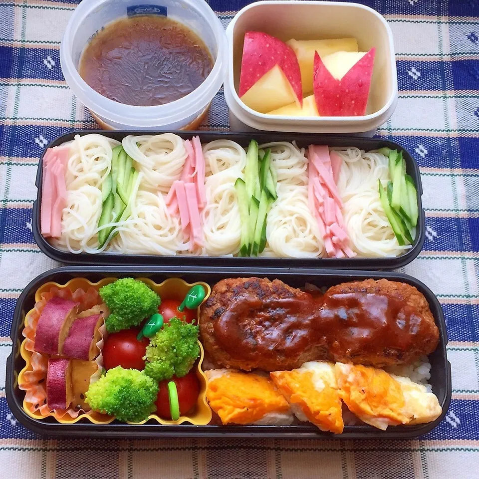 Snapdishの料理写真:2015年5月28日 中学男子弁当|kyoroさん