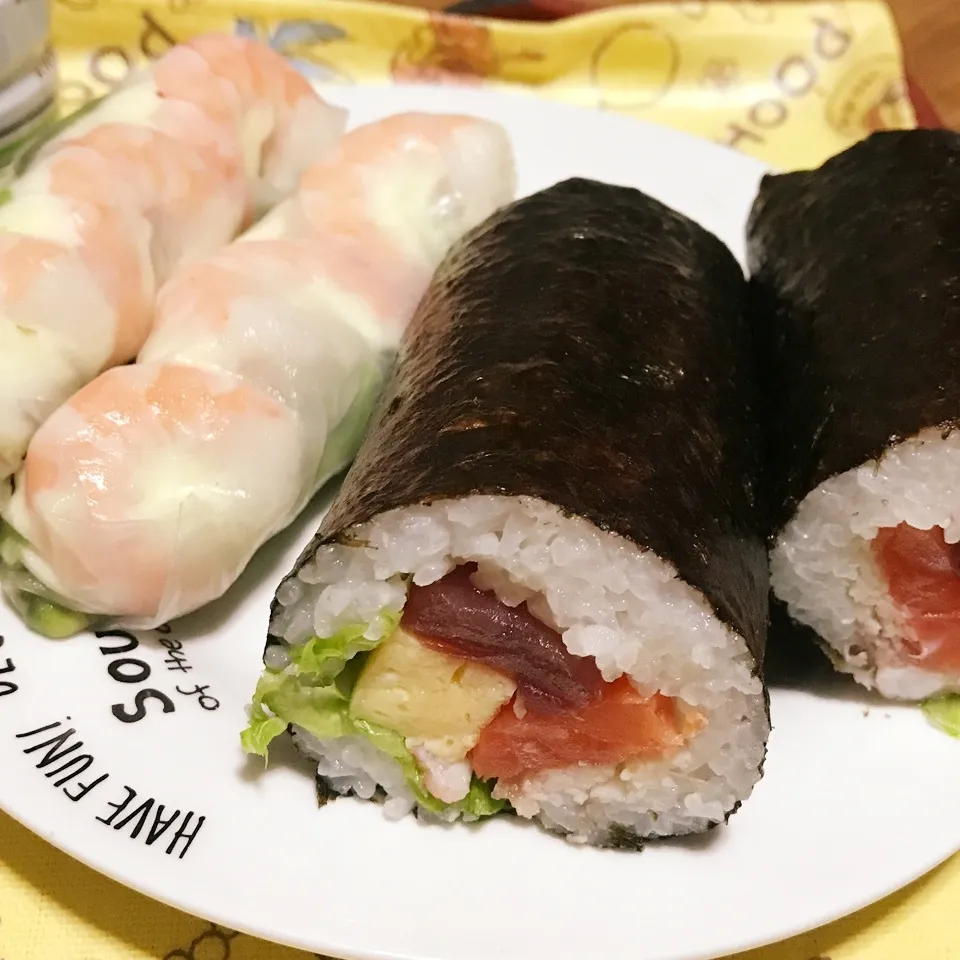 恵方巻きと生春巻き♡|あやちゃんママさん